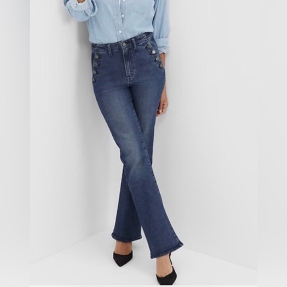 GAP DENIM ‘70s Flared Highwaist - Picture 1 of 4
